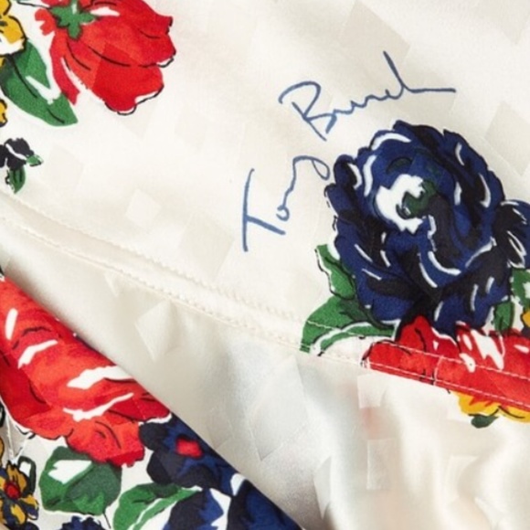 Tea Rose Ruffle Silk Belted Wrap Dress from TORY BURCH - Picture 4 of 16